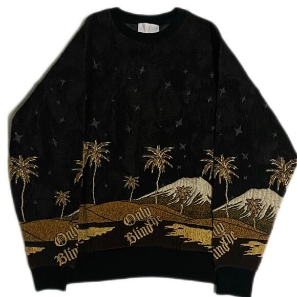 Only the blind Other - Only The Blind London Sepia Mountain Knit Sweater